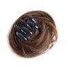 Peruca Coque Sintético para Mulheres, Fofo e Natural, Elástico de Cabelo com Presilha de Garra, Modelador de Coque, Penteado Coque, Coque de Peruca para Traje Antigo
