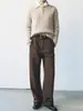 TW Pedido Suéter de Punto Cableado Lana Cachemira Cuello Polo para Mujer Otoño/Invierno 2026 Top