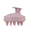Cepillo para Champú de Silicona con Paja de Trigo Peine Limpiador de Paja de Trigo Masajeador del Cuero Cabelludo Masajeador de Silicona para el Cuidado del Cabello Biodegradable