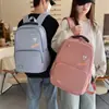 Mochila Casual Personalizada Simple para Estudiante de Secundaria Preparatoria Universidad Moda Mochila de Gran Capacidad para Mujer Personalización en Lotes Pequeños