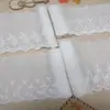 Punto nuevo encaje de bordado de algodón decoración suave para el hogar accesorios para mujer bordado a máquina grande encaje de cortina étnica calada