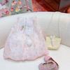 Conjunto de Verão para Meninas Roupas 2025 Nova Moda Infantil Colete Bebê Verão Orelhas de Coelho Finas Conjunto de Duas Peças