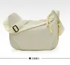Nova bolsa tiracolo simples para o dia a dia feminina de grande capacidade bolsa de ombro de cor sólida simples estudante aula casual bolsa de bolinho
