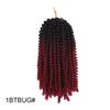 Cabello de Crochet Rizado de Primavera, Extensiones de Cabello Afro Estilo Caliente, Pelucas Europeas y Americanas, Rastas