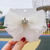 Coreano moda hairpin menina princesa grande bow hairpin crianças Super fada clipe lateral desempenho headwear fabricantes atacado