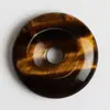 Hebilla de Seguridad Redonda de Jade Amatista Obsidiana Colgante Vagante Colgante de Collar para Tiktok Amazon