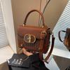 Bolso pequeño popular transfronterizo para mujer, otoño e invierno, combinable con todo, nueva moda 2023, bandolera portátil, bolso cuadrado pequeño.