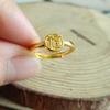 Anillo Minimalista Ajustable para Mujer con Diseño de Flor, Aliento de Bebé y Lluvia de Estrellas, Anillo de Pluma Ajustable para Hombres y Mujeres