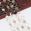 Yiwu Chapado en Oro Cobre Conservación de Color DIY Cadena Coreana Hueca Lentejuela Collar Pulsera Accesorios Hechos a Mano B2186