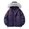 Venda Direta da Fábrica Jaqueta de Algodão da Moda Inverno Adicionado Capuz de Lã Casaco de Algodão Masculino Engrossado Mais Veludo Roupa Exterior Feminina