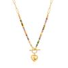 Collar Colgante Luna Estrella León Mal de Ojo Amor Transfronterizo Europeo y Americano Lujo Accesible Joyería para Niñas Accesorios Venta al por Mayor