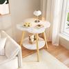 Mesa auxiliar para sofá de sala de estar, mesa pequeña creativa para balcón, mesa redonda pequeña para el hogar, mesa de centro, mesa de noche moderna y sencilla para dormitorio