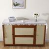 Gabinete de TV Retro Americano Zapatero Cubrepaño Arte en Tela Pastoral Mantel de Mesa de Comedor Francés Gabinete de Cubeta Paño Cubrepolvo Toalla