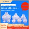 Braço Robótico Série Smc Bico de Sucção a Vácuo Preto Tipo B Ventosa de Silicone Acessórios Borracha de Silicone Resistente a Alta Temperatura Personalizada