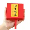 Caja de Cajón Paz y Alegría Caja de Suspensión de Película de Polietileno Caja de Almacenamiento Caja para Joyería y Pulseras Caja de Regalo Sellada Caja de Embalaje