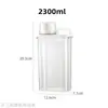 Tarro de almacenamiento para detergente de lavandería, caja de almacenamiento dividida, engrosado con taza medidora, recipiente de almacenamiento de polvo para lavandería de doble sellado con apertura grande