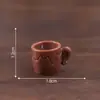 Juego de Té en Taza Miniatura Simulado Modelo Casa de Muñecas Decoración DIY Accesorios de Bolsita Sorpresa Paisaje en Miniatura Adornos Pequeños de Escritorio