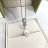 Brincos de Pérola Elegantes de Alto Padrão Novo Estilo 2026 para Mulheres, Brincos de Design Exclusivo, Brincos Elegantes e Luxuosos de Zircônia