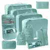 2025 Novas Sacolas Organizadoras Populares para Cosméticos, Mudança, Viagem, Conjunto de Sete Peças para Roupas, Colchas, Roupa Íntima, Desktop Atacado