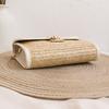 Bolsa de Paja bolso pequeño 2022 moderno para combinar con todo bolso pequeño cuadrado tejido al por mayor Nueva bolsa de cadena con borla
