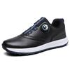 Novos Sapatos de Golfe Masculinos Tamanho Grande Sapatos de Treino Tira com Fivela Rotativa Travas Ativas Tênis Esportivo Tênis Casual