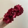 Pinza de Plátano Flor Yimengling Mismo Estilo Azul-Verde Menta para Mujer, Pasador Estilo Hada, Pinza Retorcida, Pinza para Moño, Accesorio para el Cabello