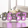 Reloj estéreo 3D, despertador LED, reloj electrónico coreano, reloj de pared 3D para la sala de estar, reloj digital transfronterizo 6609