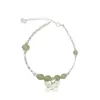 Pulsera de Mariposa de Plata Rota de Jade Hetian para Niñas Verano Lujo Ligero Nicho Exquisito Nuevo Estilo Chino Estilo Nacional Pulsera de Cuentas de Transferencia
