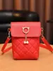 Versión Coreana Bolso de Hombro Acolchado con Cabeza de Gato y Perlas Nuevo Bolso Cruzado de Moda para Mujer Mini de Mano para Redes Sociales Venta al por Mayor Comercio Exterior