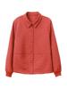 Casaco Curto Feminino Primavera e Outono 2024 Novo para Mãe Primavera Solto plus size Jaqueta Lar Estilosa Casual Top
