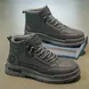 2026 Nuevos Zapatos Casuales de Trabajo para Primavera y Otoño Zapatos Deportivos Casuales para Hombre Botas Martin Estilo Otoño e Invierno Resistentes al Viento Versátiles Zapatos para Hombre