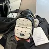 Mini Mochila Estampada de Moda para Mujer 2025 Nueva Mochila de Moda Color de Contraste Bolso de Mano Casual Bolsa Escolar Pequeña
