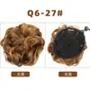 Elástico de cabelo para comércio exterior, coque falso, coque de cabelo cacheado, acessório de cabelo em forma de botão de flor, penteado de noiva, coque de cabelo falso, elástico de cabelo cacheado preguiçoso, atacado
