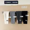 Novos Calças Quentes Infantis Estudantes Bomi'er Integradas com Forro de Lã Estilo Coreano Espessadas 100% Algodão Leggings para Meninas Outono e Inverno