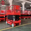 Plataforma elevadora totalmente automática para coche Plataforma de trabajo aéreo hidráulica eléctrica Carro de escalada elevador Autoelevación completa