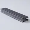 Perfil Extruido de UPE Negro Guía de Cadena de Doble Ranura Guía de Riel Guía Perfil Extruido de Polietileno de Ultra Alto Peso Molecular