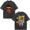 Camiseta Vintage Lavada do Rapper Bad Bunny Debi Tirar Mas Fotos Dtmf Wor