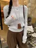 Suéter de punto trenzado para llevar debajo, top de punto de alta gama para mujer, nuevo otoño e invierno 2026, corte ajustado, capa base, top versátil, moderno