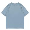 Camiseta de Alta Qualidade 230g Algodão Penteado 13 Cores Fio Duplo 40S Ombro Caído Gola Redonda Manga Curta Uniforme de Classe Roupa de Trabalho com Estampa
