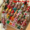 Temu24 Piezas de Chocolate Caliente Navideño Caramelo de Jengibre Decoraciones de Madera con Cuerda Decoraciones para Taza de Café Navideña Navidad