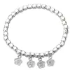 Pulsera de Plata Paz y Alegría para Mujer, Lujo Ligero, Estilo Chino, Nicho, Sensación de Alta Gama, Pulsera de Cuentas de Plata, Regalo para Novia