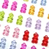 Pulseira de Contas com Pingente de Urso Acrílico 11x21mm Pulseira DIY Feita à Mão Acessórios para Joias Kit de Materiais
