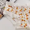 Precio Especial de Evento Pinkgirl Calzones Triángulo para Mujer con Ribete de Encaje, Nylon Elástico, Estampados, Secado Rápido, Directo de la Fábrica Fuente
