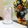 Adornos de Árbol de Navidad de Cristal Regalo de Navidad Regalo de Cumpleaños para Amigos Hombres y Mujeres Decoración de Sala de Estar en Casa Árbol de Paz Verde