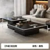 Mesa de Centro de Madera Maciza, Cuadrada, Minimalista, para Uso en el Hogar en la Sala de Estar, Sencilla, para Apartamentos Pequeños, de Estilo Antiguo, Mesa de Centro de Diseño Moderno Estilo Wabi-Sabi