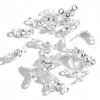 Tubo de posicionamiento de cierre de metal multicolor galvanizado transfronterizo, tubo en forma de U, cuenta abierta, accesorios para joyería de collar y pulsera hechos a mano para DIY