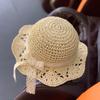 Ins Sombrero de Paja para Bebé y Niños Pequeños de Corea del Sur Verano Bebé Niña Protector Solar Sombrilla Princesa Viaje Sombrero de Playa Sombrero de Pescador Moderno