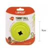 Bola de Brinquedo Laino para Cães e Gatos, Bola de Borracha Fofa que Faz Som, Bola Dispensadora de Petiscos, Coleira Brinquedo para Cães Médios e Grandes