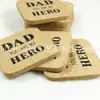 Fábrica de Posavasos de Tablero de Densidad de Guangzhou Posavasos de Madera Impreso con LOGO Vacío Personalizado de 8 MM de Espesor Posavasos Publicitario para el Hogar