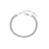 Pulseira Três Camadas com Glitter Ins Celebridade da Internet Versão Japonesa e Coreana Estilo Elegante Simples Super Fada Multicamadas Contas Redondas Pulseira para Melhor Amiga Presente